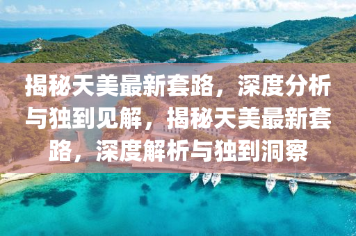揭秘天美最新套路，深度分析与独到见解，揭秘天美最新套路，深度解析与独到洞察中山市多米克自动化设备有限公司