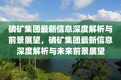磷矿集团最新信息深度解析与前景展望，磷矿集团最新信息深度解析与未来前景展望中山市多米克自动化设备有限公司