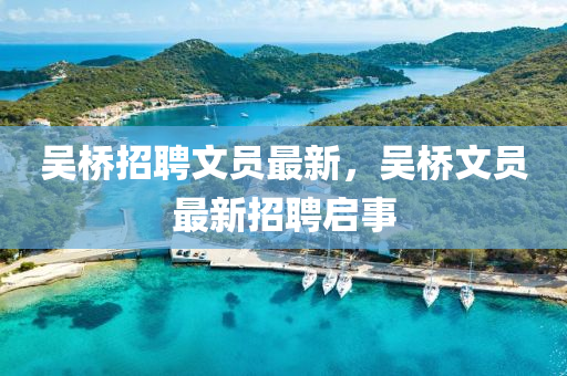 吴中山市多米克自动化设备有限公司桥招聘文员最新，吴桥文员最新招聘启事